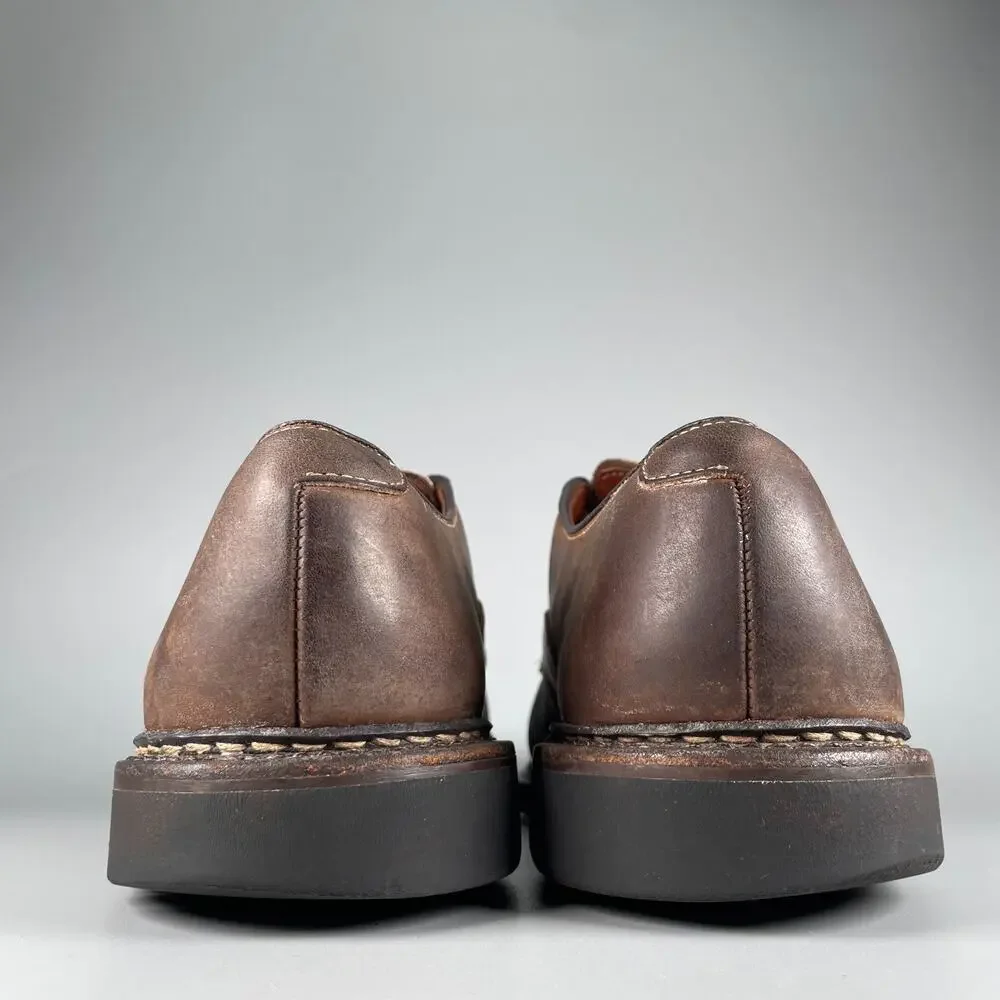 Allen Edmonds Berkshire Mens Size 8.5 3E Tan Brown Leather Oxford Dress Shoe GUC